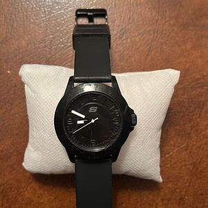 Skechers Women's SR6024 Analog Display Quartz Black Watch